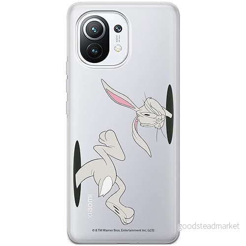 ERT GROUP mobiltelefonfodral för Xiaomi 11 originalt och officiellt licensierat Looney Tunes mönster Bugs 016 optimalt anpassad till formen på mobiltelefonen, gedeeltelijk transparant 5905795079031