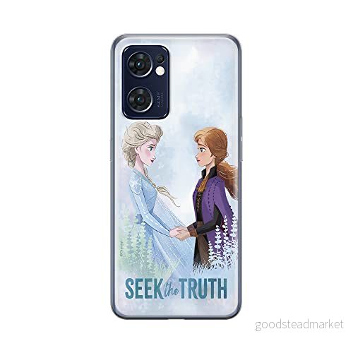 ERT GROUP mobiltelefonfodral för Oppo RENO 7 5G originalt och officiellt licensierat Disney mönster Frozen 006 optimalt anpassad till formen på mobiltelefonen, fodral tillverkad av TPU plast 5905511309046