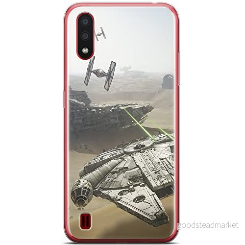 ERT GROUP mobiltelefonfodral för Samsung A01 originalt och officiellt licensierat Star Wars mönster 008 optimalt anpassad till formen på mobiltelefonen, fodral tillverkad av TPU plast 5904805428777