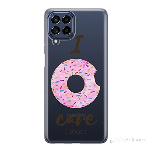 ERT GROUP mobiltelefonfodral för Samsung M33 5G originalt och officiellt licensierat Babaco mönster Donut 001 optimalt anpassad till formen på mobiltelefonen, gedeeltelijk transparant 5905511353575