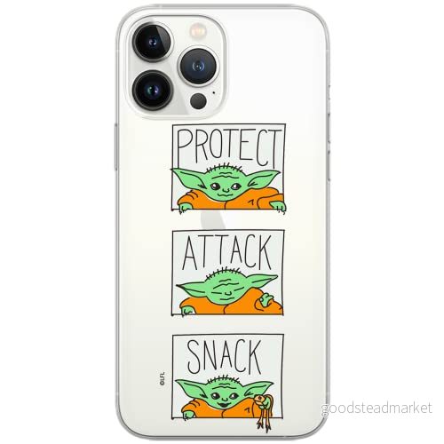 ERT GROUP mobiltelefonfodral för Huawei P30 Lite originalt och officiellt licensierat Star Wars mönster Baby Yoda 009 Vit optimalt anpassad till formen på mobiltelefonen, gedeeltelijk transparant 5902980145298