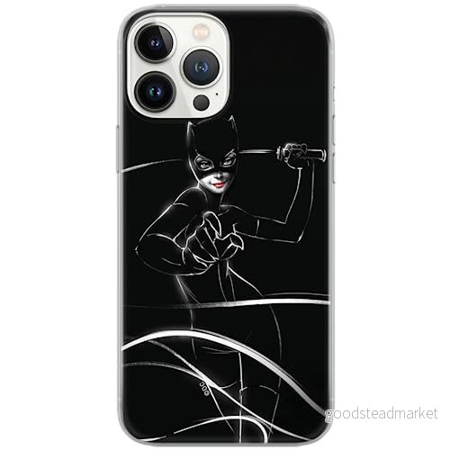 ERT GROUP mobiltelefonfodral för Iphone 13 PRO MAX originalt och officiellt licensierat DC mönster Catwoman 003 Vit optimalt anpassad till formen på mobiltelefonen, fodral tillverkad av TPU plast 5903932926538