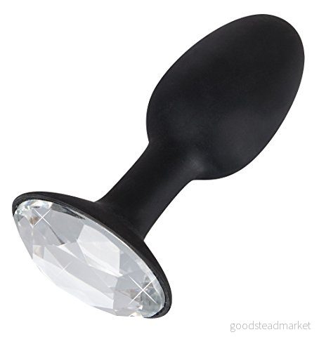 You2Toys Diamond Analplugg, Svart/Transparent, 8,5 cm 4024144518180
