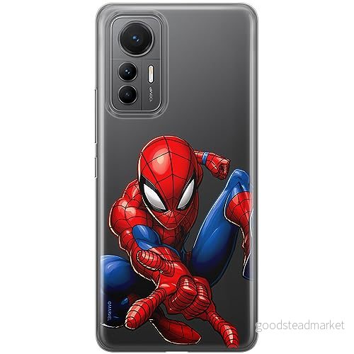 ERT GROUP mobiltelefonfodral för Xiaomi 12 LITE originalt och officiellt licensierat Marvel mönster Spider Man 040 optimalt anpassad till formen på mobiltelefonen, gedeeltelijk transparant 5905795015633