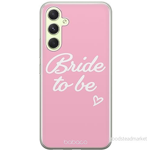ERT GROUP mobiltelefonfodral för Samsung A54 5G originalt och officiellt licensierat Babaco mönster Bride to be 001 optimalt anpassad till formen på mobiltelefonen, fodral tillverkad av TPU plast 5905511806484