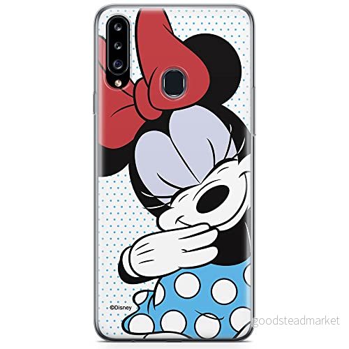 ERT GROUP mobiltelefonfodral för Samsung A20S originalt och officiellt licensierat Disney mönster Minnie 033 optimalt anpassad till formen på mobiltelefonen, fodral tillverkad av TPU plast 5904805441837
