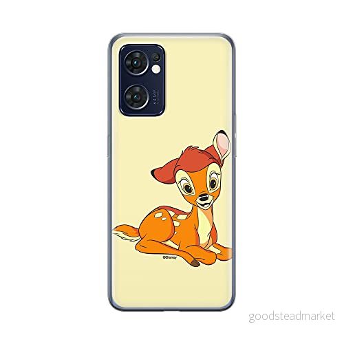 ERT GROUP mobiltelefonfodral för Oppo RENO 7 5G originalt och officiellt licensierat Disney mönster Bambi 016 optimalt anpassad till formen på mobiltelefonen, fodral tillverkad av TPU plast 5905511317058