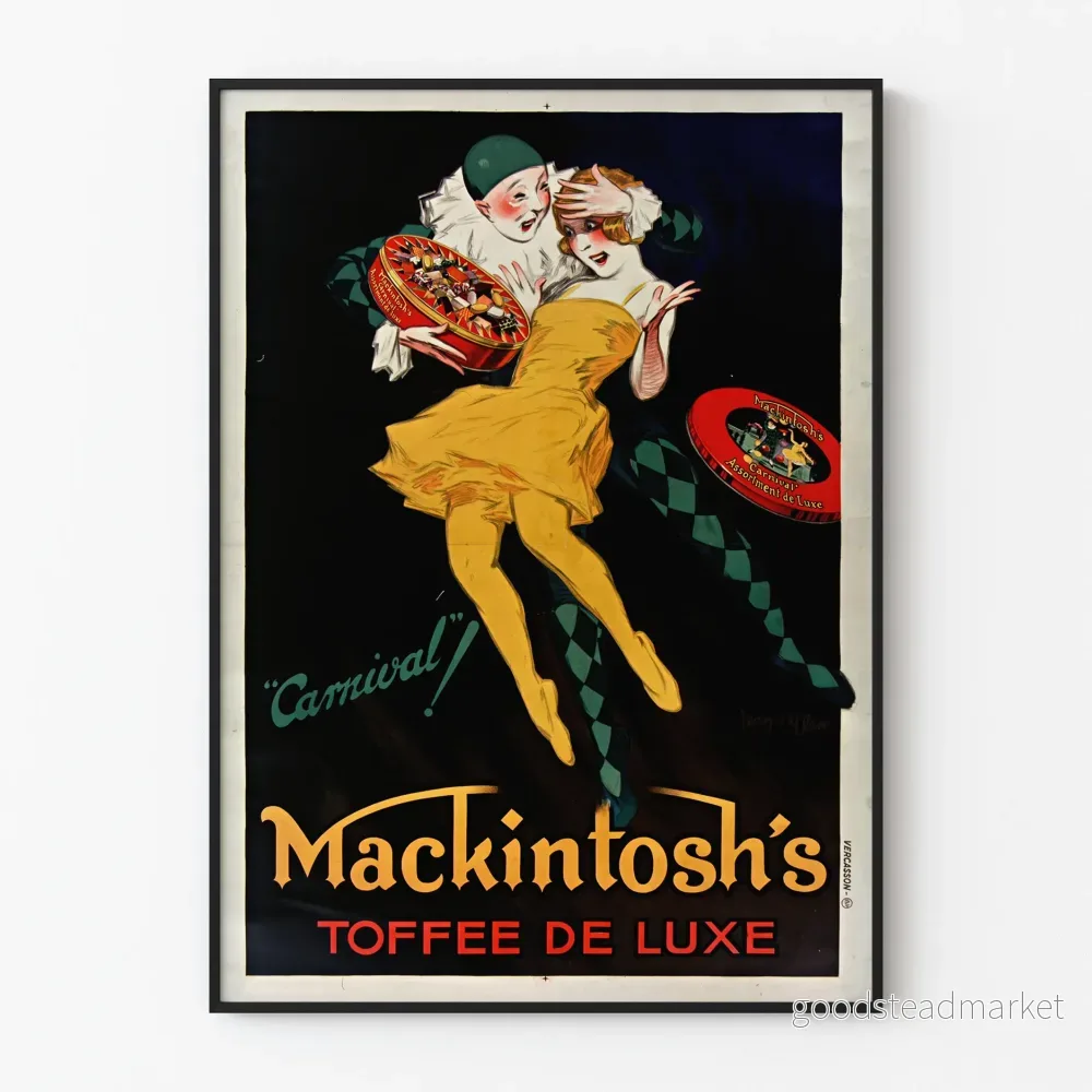 Vintageposter Mackintosh's Toffee de Luxe