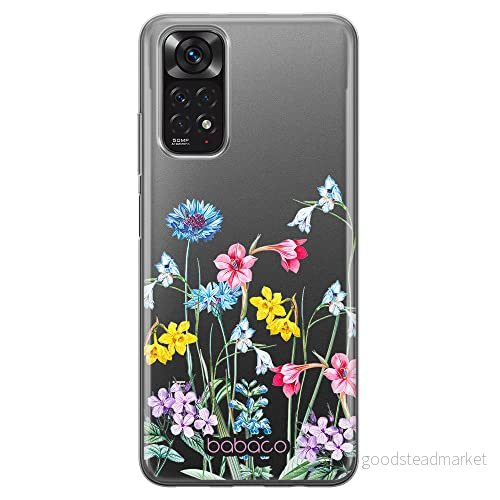 ERT GROUP mobiltelefonfodral för Xiaomi REDMI 10 originalt och officiellt licensierat Babaco mönster Flowers 040 anpassad till formen på mobiltelefonen, gedeeltelijk transparant 5905131311368