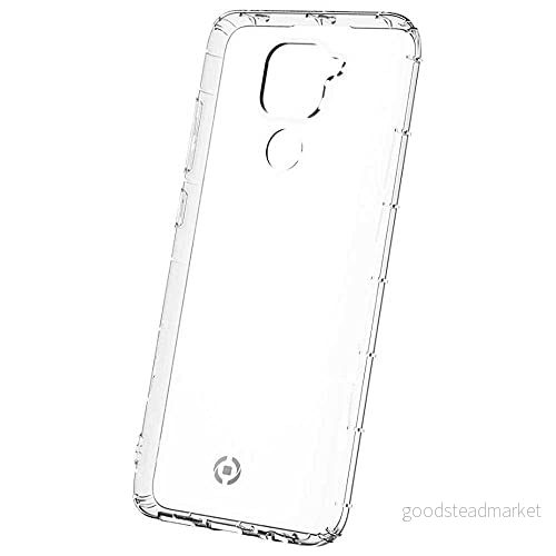 Celly Transparent Stötskydd för Xiaomi Redmi Note 9, Flexibelt TPU skyddshölje och repskydd med förstärkta kanter 8021735762102