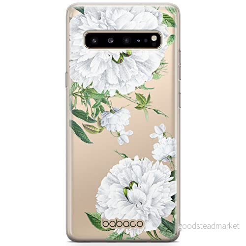 ERT GROUP mobiltelefonfodral för Samsung S10 5G originalt och officiellt licensierat Babaco mönster Flowers 047 optimalt anpassad till formen på mobiltelefonen, gedeeltelijk transparant 5905131333117