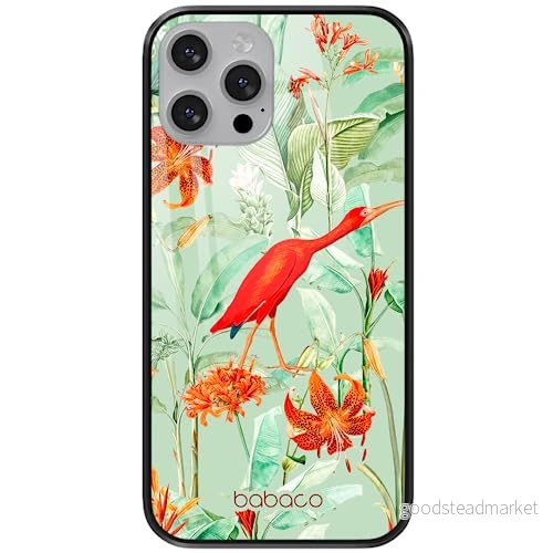 ERT GROUP mobiltelefonfodral för Apple Iphone 13 MINI originalt och officiellt licensierat Babaco mönster Flowers 049 tillverkad av härdat glas, skyddsfodral 5905131344205