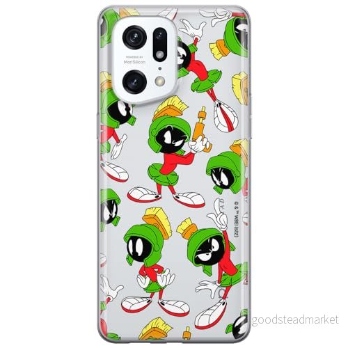 ERT GROUP mobiltelefonfodral för Oppo FIND X5 PRO originalt och officiellt licensierat Looney Tunes mönster Marvin 004 optimalt anpassad till formen på mobiltelefonen, gedeeltelijk transparant 5905511637156