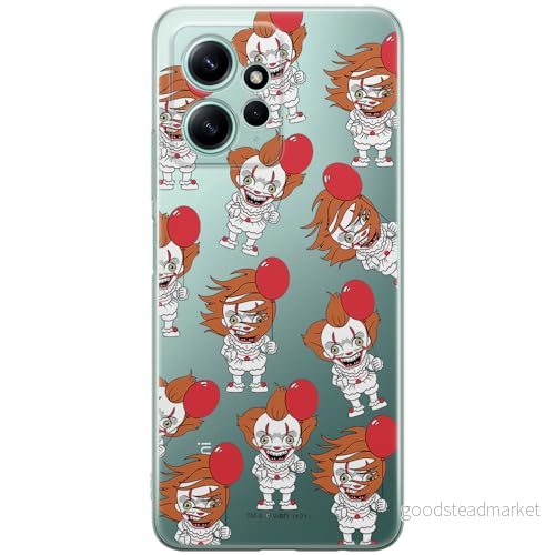 ERT GROUP mobiltelefonfodral för Xiaomi REDMI NOTE 12 4G originalt och officiellt licensierat Horror mönster It 007 optimalt anpassad till formen på mobiltelefonen, gedeeltelijk transparant 5905511948986