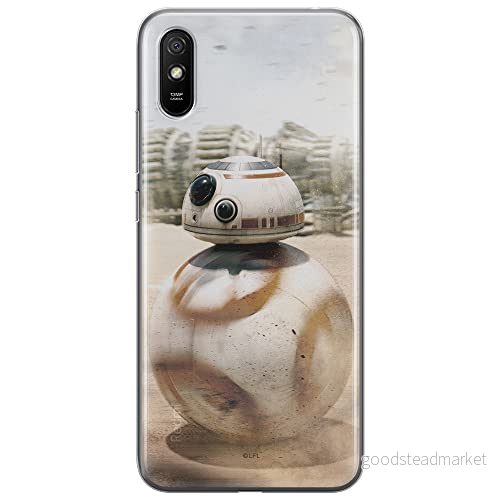 ERT GROUP mobiltelefonfodral för Xiaomi REDMI 9A originalt och officiellt licensierat Star Wars mönster BB 8 001 optimalt anpassad till formen på mobiltelefonen, fodral tillverkad av TPU plast 5903040369494