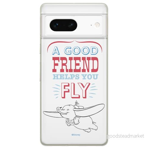 ERT GROUP mobiltelefonfodral för Google PIXEL 7 originalt och officiellt licensierat Disney mönster Dumbo 004 optimalt anpassad till formen på mobiltelefonen, fodral tillverkad av TPU plast 5905795139353