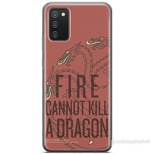 ERT GROUP mobiltelefonfodral för Samsung A02S originalt och officiellt licensierat Game od Thrones mönster of 015 anpassad till formen på mobiltelefonen, fodral tillverkad av TPU plast 5903932685114