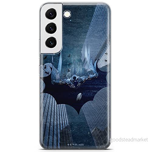 ERT GROUP mobiltelefonfodral för Samsung S22 PLUS originalt och officiellt licensierat DC mönster Batman 071 optimalt anpassad till formen på mobiltelefonen, fodral tillverkad av TPU plast 5905131531346