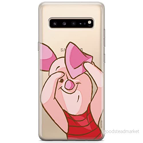 ERT GROUP Mobiltelefonskal för Samsung S10 5G original och officiellt licensierat Disney mönster Nalle Puh 034 anpassad till mobiltelefonens form, delvis transparent 5903537205373