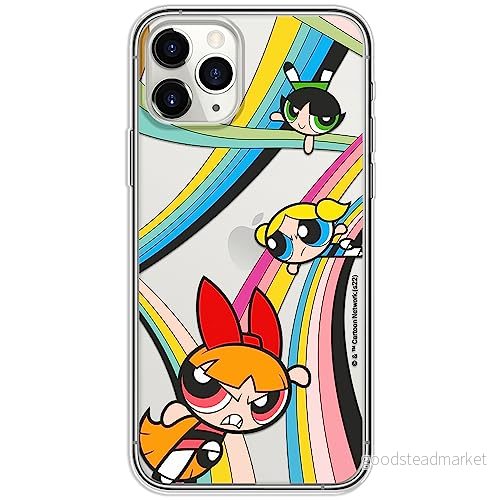 ERT GROUP mobiltelefonfodral för Iphone 11 PRO MAX originalt och officiellt licensierat The Powerpuff Girls mönster 020, gedeeltelijk transparant 5905511966980