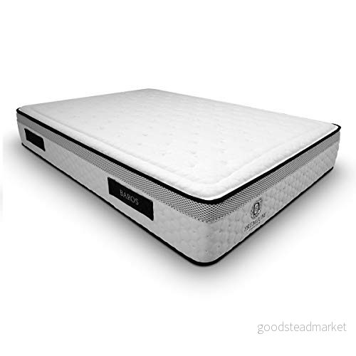 Duérmete Online Premium Baros Memory Skum Madrass Höjd 29cm Tencel Tyg Sensbehandlad behandling, Vit, 160x180 8445355004020