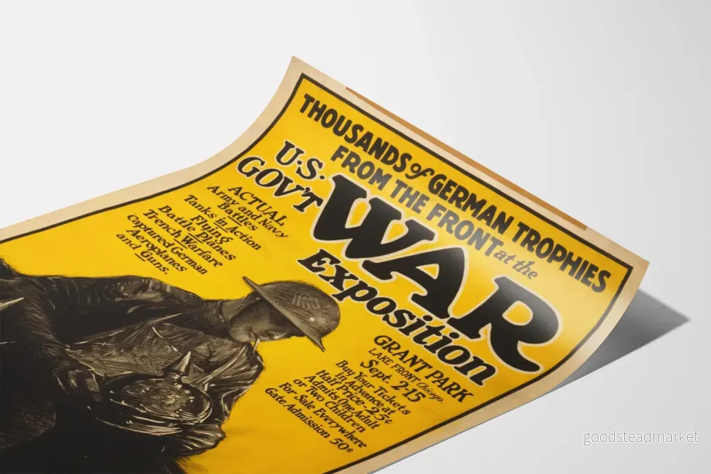 Vintageposter för tyska militärtroféutställningar - Bild 3