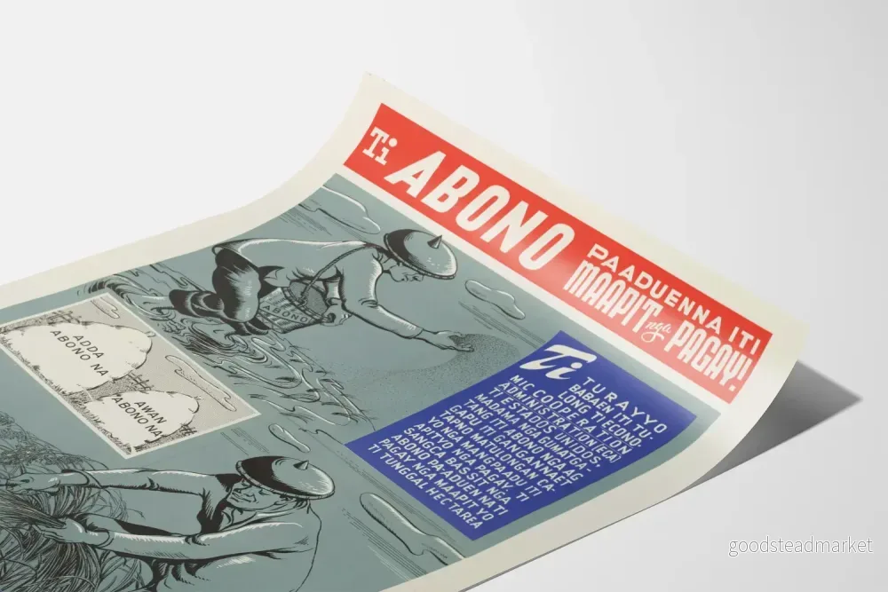 Vintage poster om användningen av gödselmedel för jordbruket - Bild 3