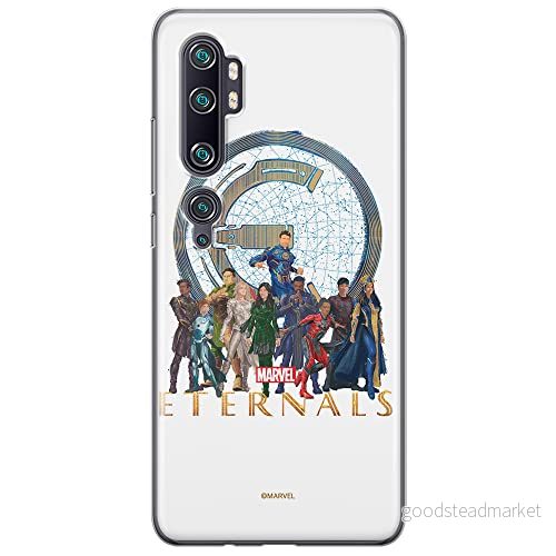 ERT GROUP mobiltelefonfodral för Xiaomi MI NOTE 10 / PRO originalt och officiellt licensierat Marvel mönster Eternals 006, fodral tillverkad av TPU plast 5904805110696