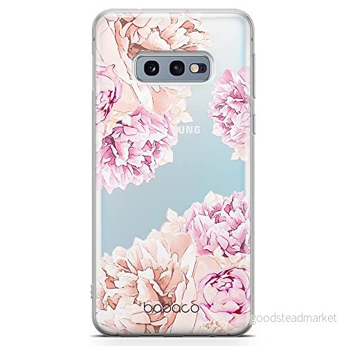 ERT GROUP mobiltelefonfodral för Samsung S10e originalt och officiellt licensierat Babaco mönster Flowers 001 optimalt anpassad till formen på mobiltelefonen, gedeeltelijk transparant 5903040501535