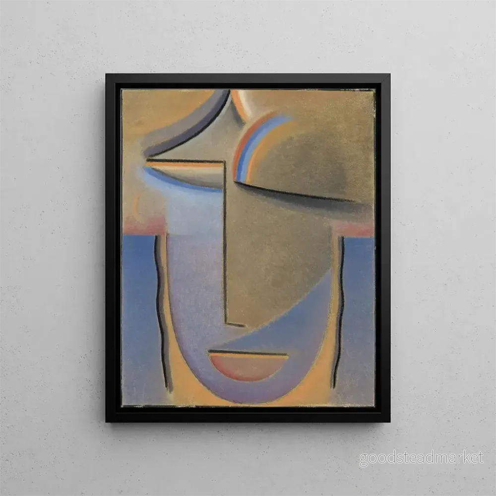 Målning Kvällshuvud Abstrakt – Alexej von Jawlensky | Konsttryck Målning Kvällshuvud Abstrakt – Alexej von Jawlensky | Konsttryck
