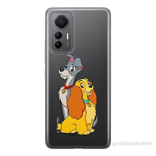 ERT GROUP mobiltelefonfodral för Xiaomi 12 LITE originalt och officiellt licensierat Disney mönster Lady and the Tramp 003 optimalt anpassad till formen på mobiltelefonen, gedeeltelijk transparant 5905511509279