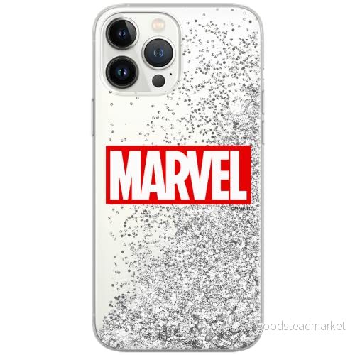 ERT GROUP mobiltelefonfodral för Apple Iphone 12 Mini originalt och officiellt licensierat Marvel mönster 006 Vit optimalt anpassad till formen på mobiltelefonen, med glitter overflow effekt 5903040380895