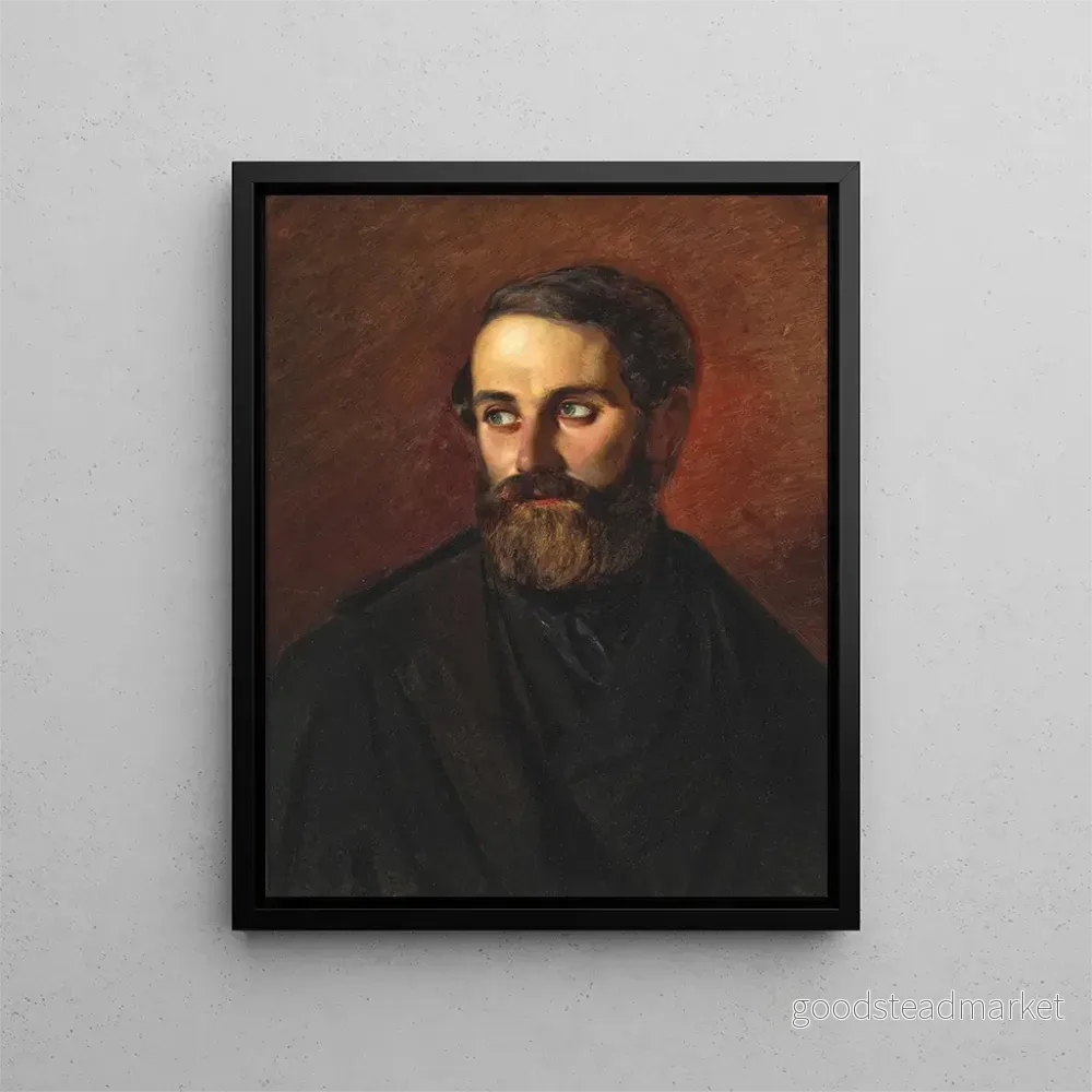 Konsttryck av konstnärens självporträtt – Anders Lunde | L reproduction Konsttryck av konstnärens självporträtt – Anders Lunde | L reproduction