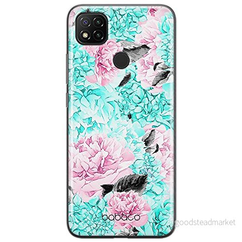 ERT GROUP mobiltelefonfodral för Xiaomi REDMI 9C originalt och officiellt licensierat Babaco mönster Flowers 003 optimalt anpassad till formen på mobiltelefonen, fodral tillverkad av TPU plast 5904805379376
