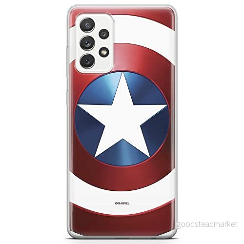 ERT GROUP mobiltelefonfodral för Samsung A72 5G originalt och officiellt licensierat Marvel mönster Captain America 025 optimalt anpassad till formen på mobiltelefonen, fodral tillverkad av TPU plast 5903040075326