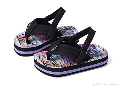 Reef Little Ahi, Flip Flop för barn, Palm Fronds, 34 EU 195333891064
