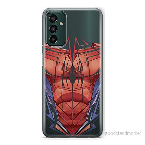 ERT GROUP mobiltelefonfodral för Samsung M13 4G originalt och officiellt licensierat Marvel mönster Spider Man 005 optimalt anpassad till formen på mobiltelefonen, gedeeltelijk transparant 5905511321970
