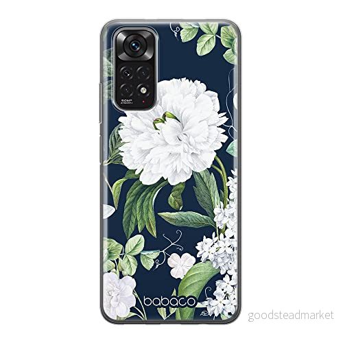 ERT GROUP mobiltelefonfodral för Xiaomi REDMI NOTE 11S 4G / 11 originalt och officiellt licensierat Babaco mönster Flowers 031, fodral tillverkad av TPU plast 5905511566807