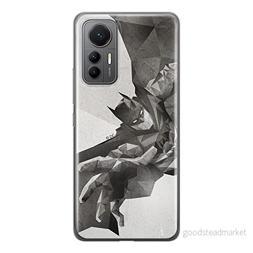 ERT GROUP mobiltelefonfodral för Xiaomi 12 LITE originalt och officiellt licensierat DC mönster Batman 016 optimalt anpassad till formen på mobiltelefonen, fodral tillverkad av TPU plast 5905511503697