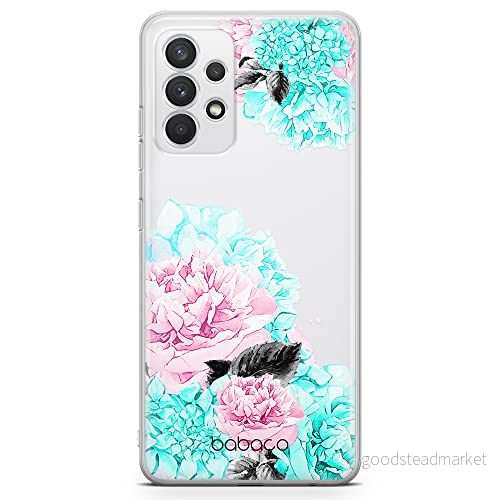 ERT GROUP mobiltelefonfodral för Samsung A32 4G LTE originalt och officiellt licensierat Babaco mönster Flowers 002 optimalt anpassad till formen på mobiltelefonen, gedeeltelijk transparant 5904805384998