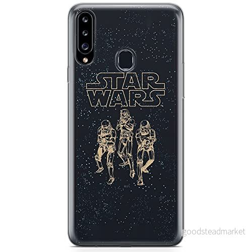 ERT GROUP mobiltelefonfodral för Samsung A20S originalt och officiellt licensierat Star Wars mönster 005 optimalt anpassad till formen på mobiltelefonen, fodral tillverkad av TPU plast 5904805440410