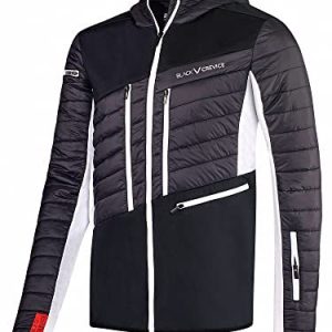 Black Crevice skidjacka för män I högkvalitativ vinterjacka av 100% nylon/88% PES & 12% spandex vind och vattenavvisande utomhusjacka med rörelsefrihet, Svart/vit, 4XL 9120112629928 Black Crevice skidjacka för män I högkvalitativ vinterjacka av 100% nylon/88% PES & 12% spandex vind och vattenavvisande utomhusjacka med rörelsefrihet, Svart/vit, 4XL 9120112629928