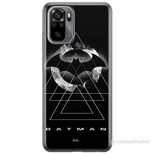 ERT GROUP mobiltelefonfodral för Xiaomi REDMI NOTE 10/ 10S originalt och officiellt licensierat DC mönster Batman 009 optimalt anpassad till formen på mobiltelefonen, fodral tillverkad av TPU plast 5903537193076