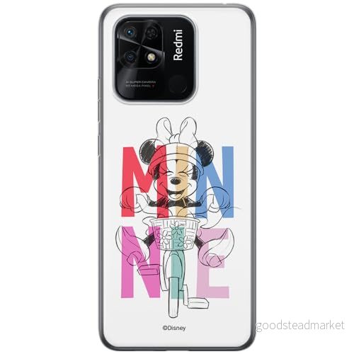 ERT GROUP mobiltelefonfodral för Xiaomi REDMI 10C originalt och officiellt licensierat Disney mönster Minnie 068 optimalt anpassad till formen på mobiltelefonen, fodral tillverkad av TPU plast 5905511990978