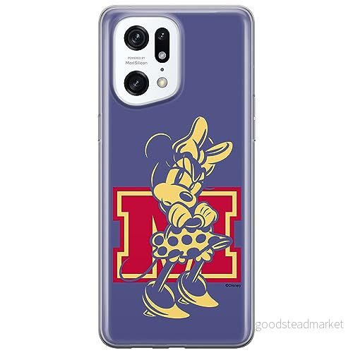 ERT GROUP mobiltelefonfodral för Oppo FIND X5 PRO originalt och officiellt licensierat Disney mönster Minnie 072 optimalt anpassad till formen på mobiltelefonen, fodral tillverkad av TPU plast 5905795024260