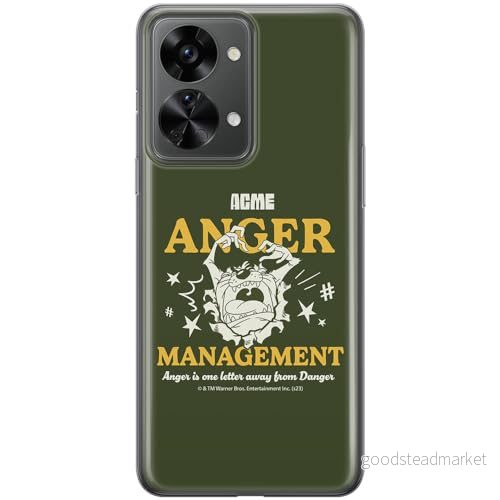 ERT GROUP mobiltelefonfodral för OnePlus NORD 2T 5G originalt och officiellt licensierat Looney Tunes mönster Tasmanian 006 anpassad till formen på mobiltelefonen, fodral tillverkad av TPU plast 5905795135294