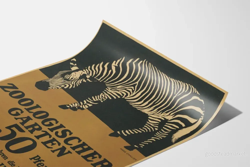 Vintageposter Zebror Zoologischer Garten Konsert Militär - Bild 3