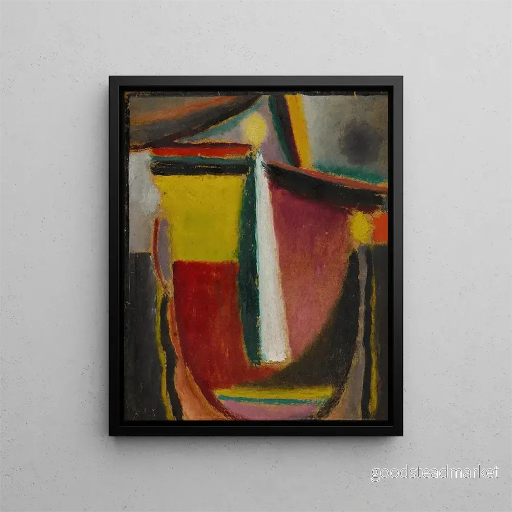 Målning Sammanfattning Huvud - Alexej von Jawlensky | Konsttryck