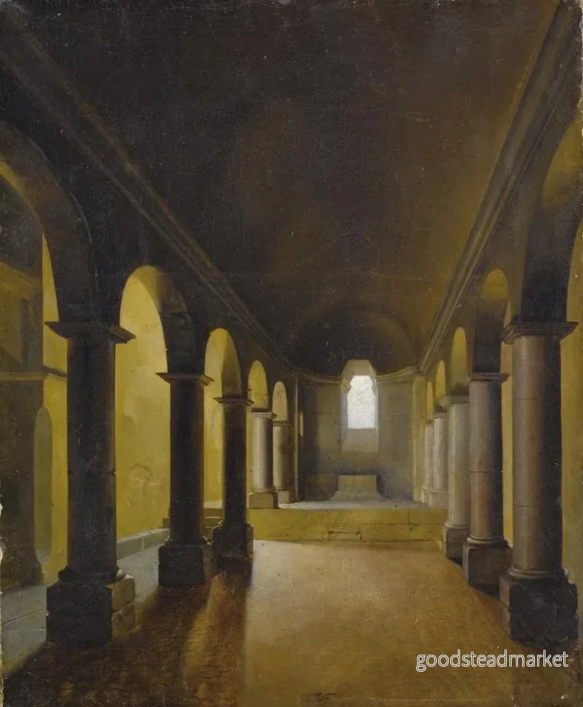 Målning La crypte de Saint - Irénée à Lyon - Fleury François Richard | Konsttryck - Bild 2