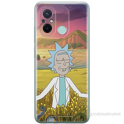 ERT GROUP mobiltelefonfodral för Xiaomi REDMI 12C/ 11A originalt och officiellt licensierat Rick and Morty mönster & 047, fodral tillverkad av TPU plast 5905795051136